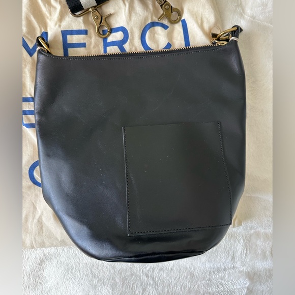 Clare V Petite Jeanne Black Leather Bag - Picture 2 of 7